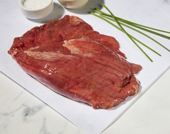 Bourbon Marinated Flank Steak, Raised w/o Antibiotics, Uncooked